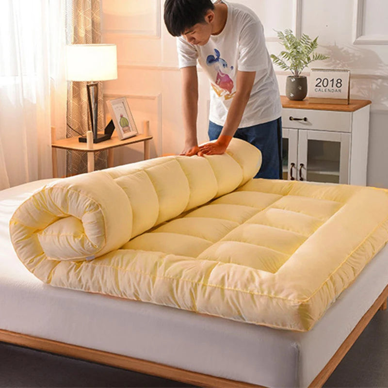 matelas tatami pliable doux pour lit double queen king size - vue 4 sur 6