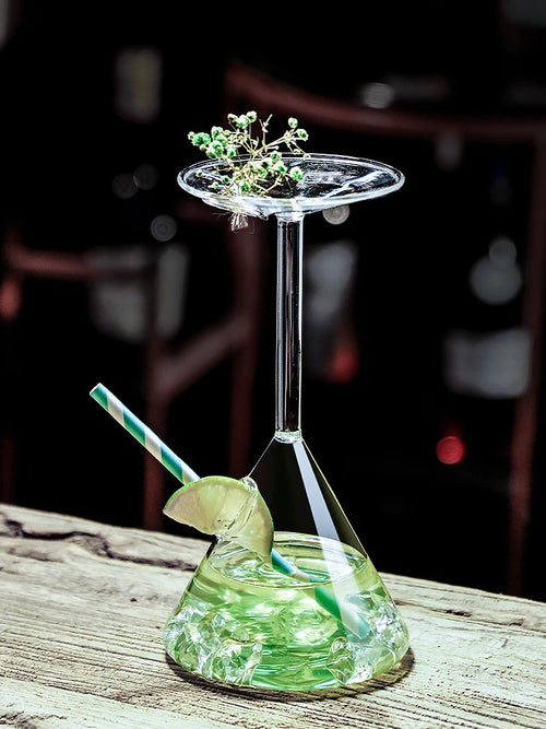 verre a cocktail original motif animaux decoratif soiree