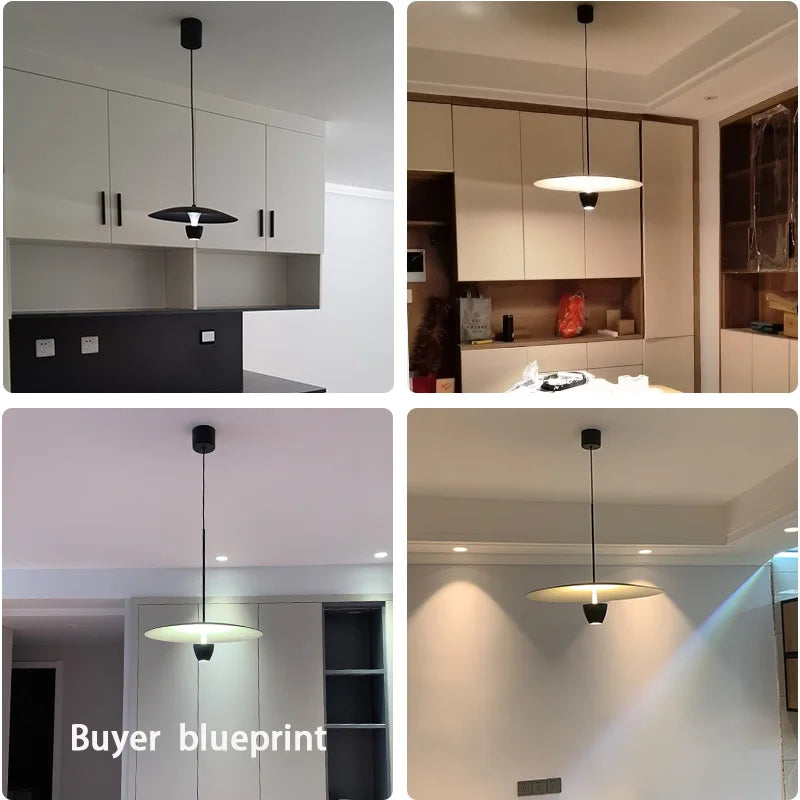 lustre moderne minimaliste style nordique pour décoration intérieure
