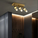 Applique murale nordique en cristal chambre salon TV fond mur bulle cristal cuivre luxe allée