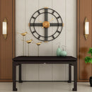 Modern Minimalist Iron Wall Clock, Nordic Style, Mute Clock, Living Room, 50cm