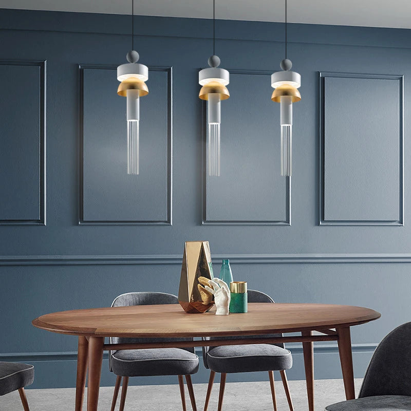 lustre moderne créatif d'art nordique pour bar et restaurant - vue 6 sur 11