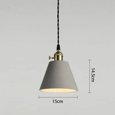 suspension industrielle en ciment pour table et bar - vue 9 sur 23