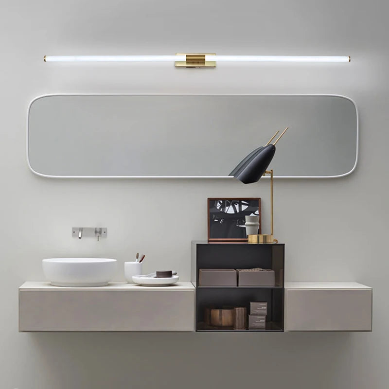 Moderne LED-Wandleuchte aus goldfarben beschichtetem Aluminium 360 Glow - vue 5 sur 6