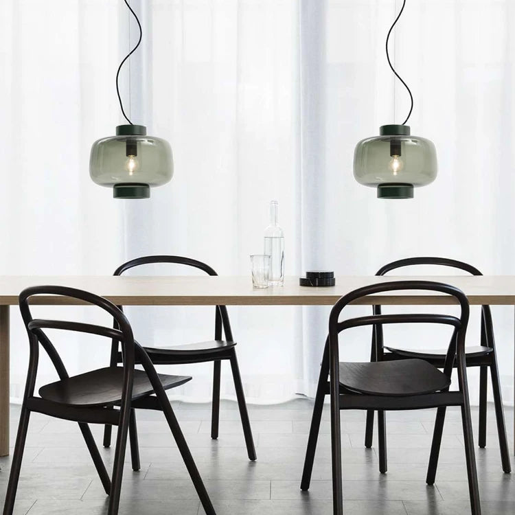 Einzigartiger Kronleuchter mit Bleiglas-Design für ein elegantes Interieur - vue 7 sur 7