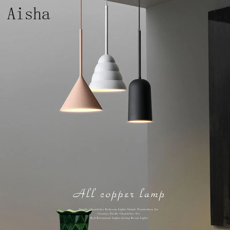 Suspension décorative nordique pour éclairage créatif intérieur