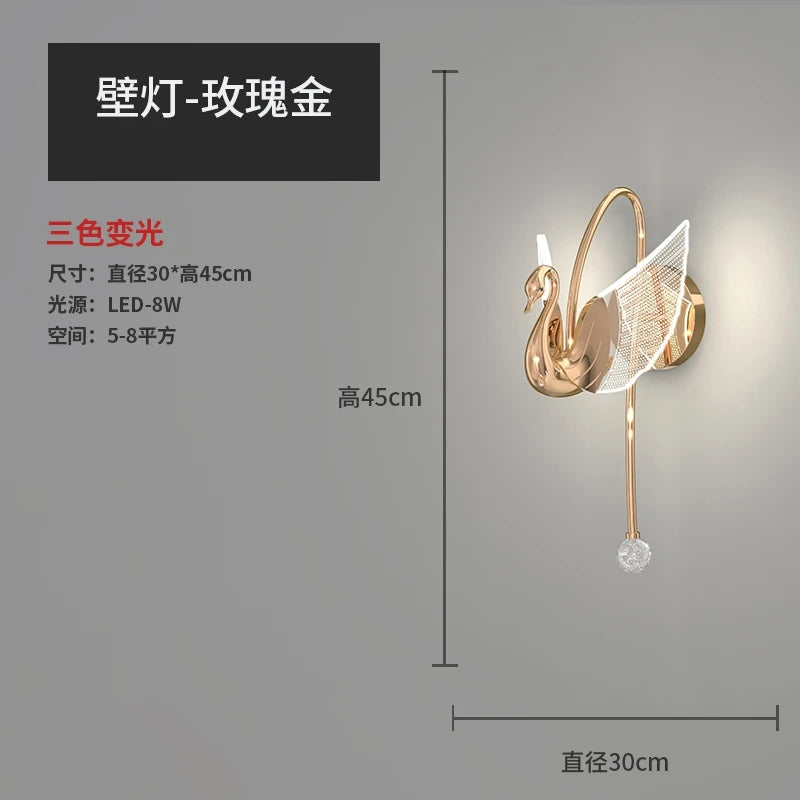LED-Wandleuchte nordisch Design Luxus für elegantes Interieur