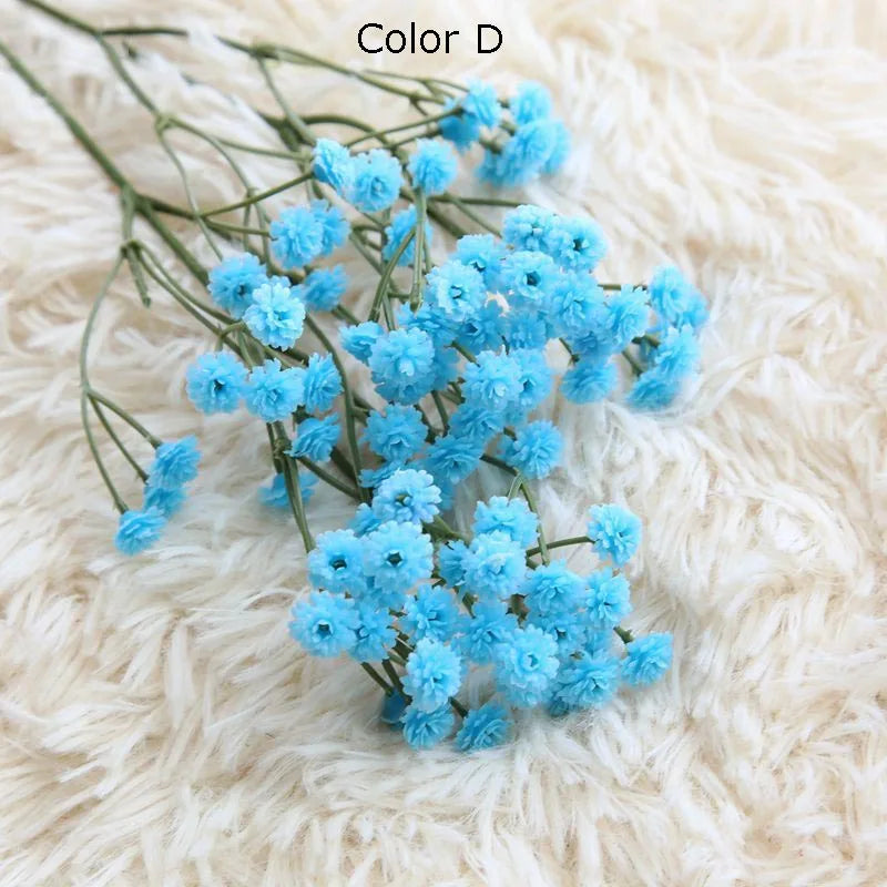 90 têtes de fleurs artificielles pour décorations variées et bricolage - vue 6 sur 12