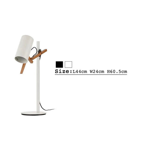 Lampe de bureau en bois naturelle japonais Aswan - vue 6 sur 5