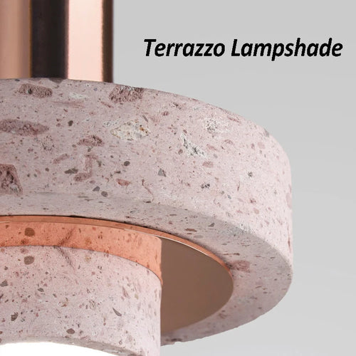 Pendelleuchte aus Terrazzo im nordischen Design für verschiedene Innenräume - vue 7 sur 7