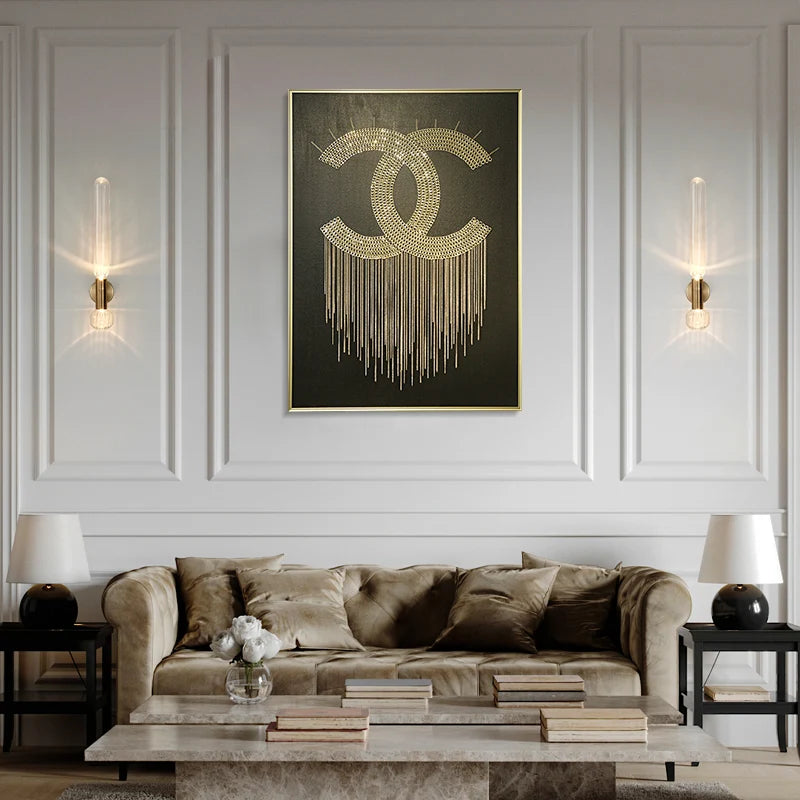 applique murale moderne en cristal et verre design nordique - vue 6 sur 7