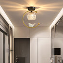 plafonnier led nordique simple en cristal éclairage moderne décoratif