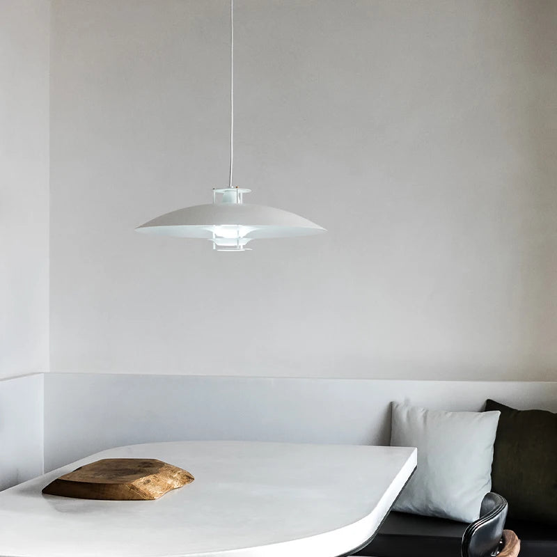 Suspension design nordique lampe à main en aluminium moderne pour chambre à coucher salle à manger Loft E27 Luminaire Suspension luminaires - vue 4 sur 12