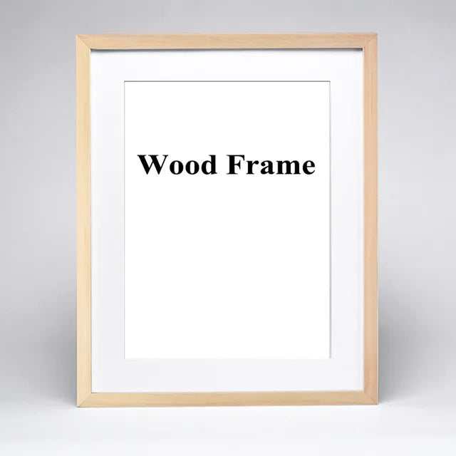 cadre en bois pour peinture et photo avec passe-partout - vue 8 sur 17
