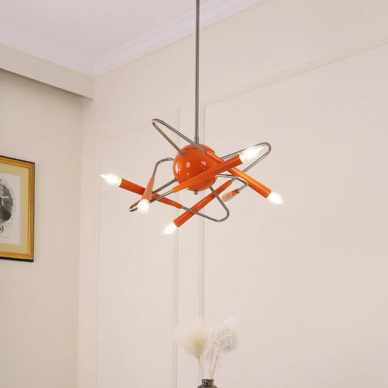 lustre post-moderne espace âge pour éclairage intérieur décoratif