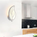 Applique murale LED nordique moderne en forme de feuille