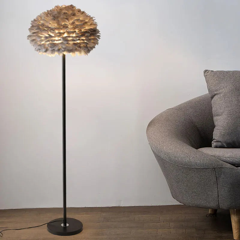 lampadaire créatif plumes pour mariage et célébration - vue 5 sur 22