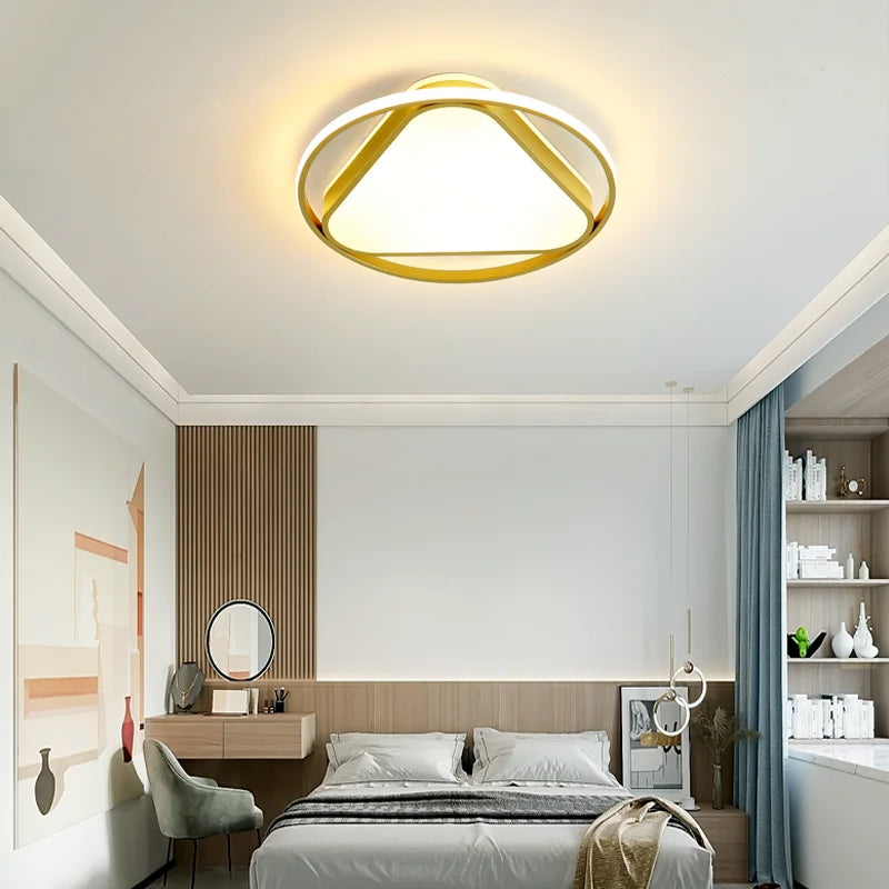 plafonnier moderne décoratif pour intérieur avec lumières led - vue 7 sur 10