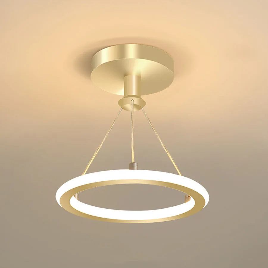 Moderner LED-Deckenleuchte Design rund für elegantes Interieur - vue 4 sur 8