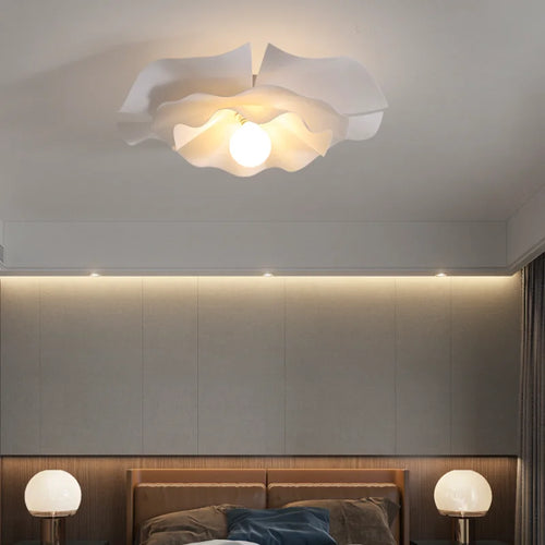 plafonnier led design nordique moderne en acrylique à fleurs décoratif
