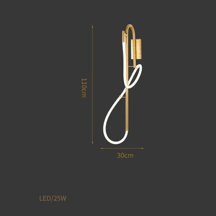 Design-Pendelleuchte in Form eleganter Musiknoten