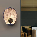 applique murale nordique coquille lumineuse pour intérieur décoratif