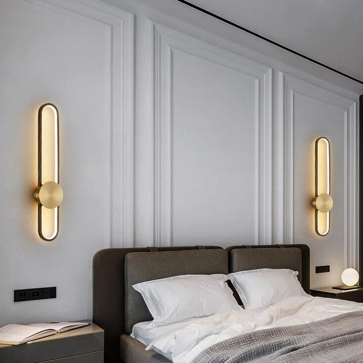 Applique murale moderne de luxe en cuivre - vue 5 sur 12