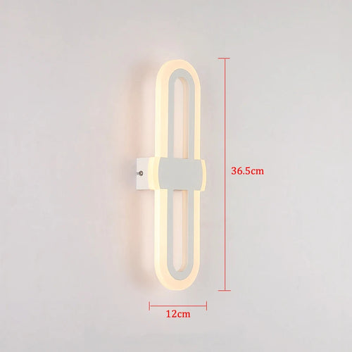 applique murale led moderne pour décoration allée couloir