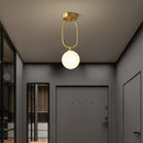 Moderne Wandleuchte aus Kupfer für elegante Innendekoration