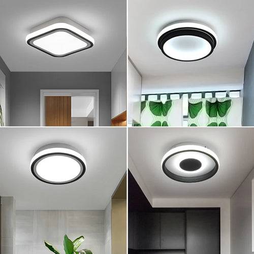 Moderne LED-Deckenleuchte für nordisches Interieur - vue 2 sur 12