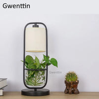 lampadaire moderne à led en verre pour décoration intérieure