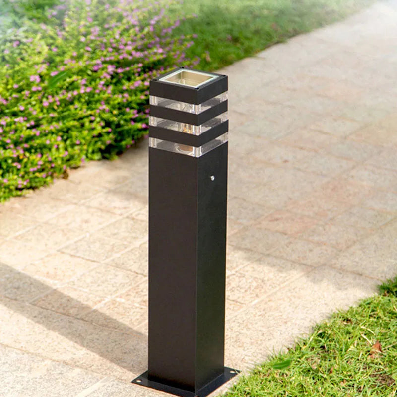 Moderne wasserdichte minimalistische Gartenleuchte für außen - vue 4 sur 8