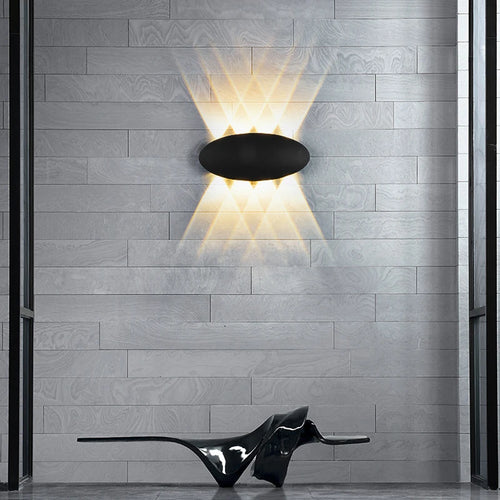 Moderne LED-Außenwandleuchte wasserdicht minimalistisch - vue 3 sur 18