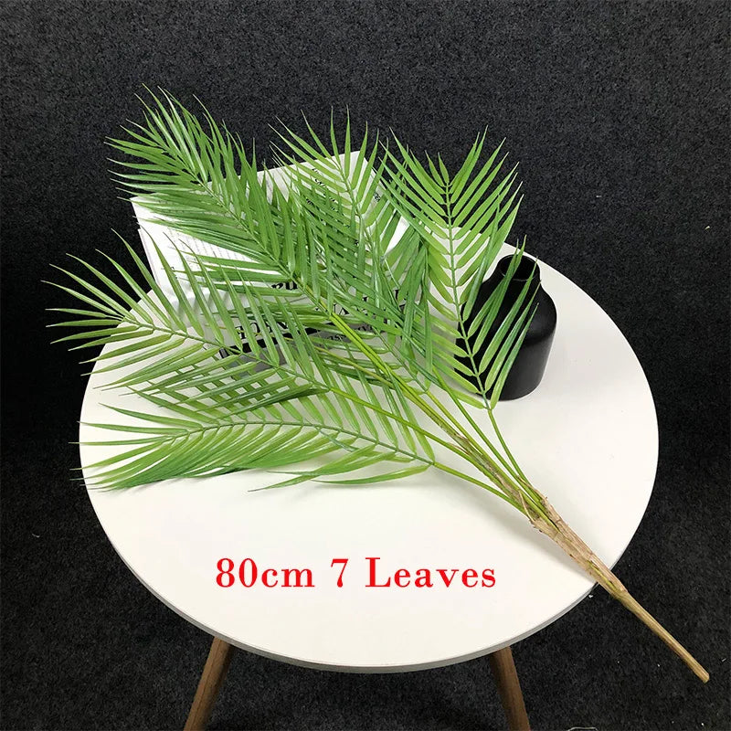 plantes tropicales palmier artificiel branches en plastique réalistes - vue 9 sur 12