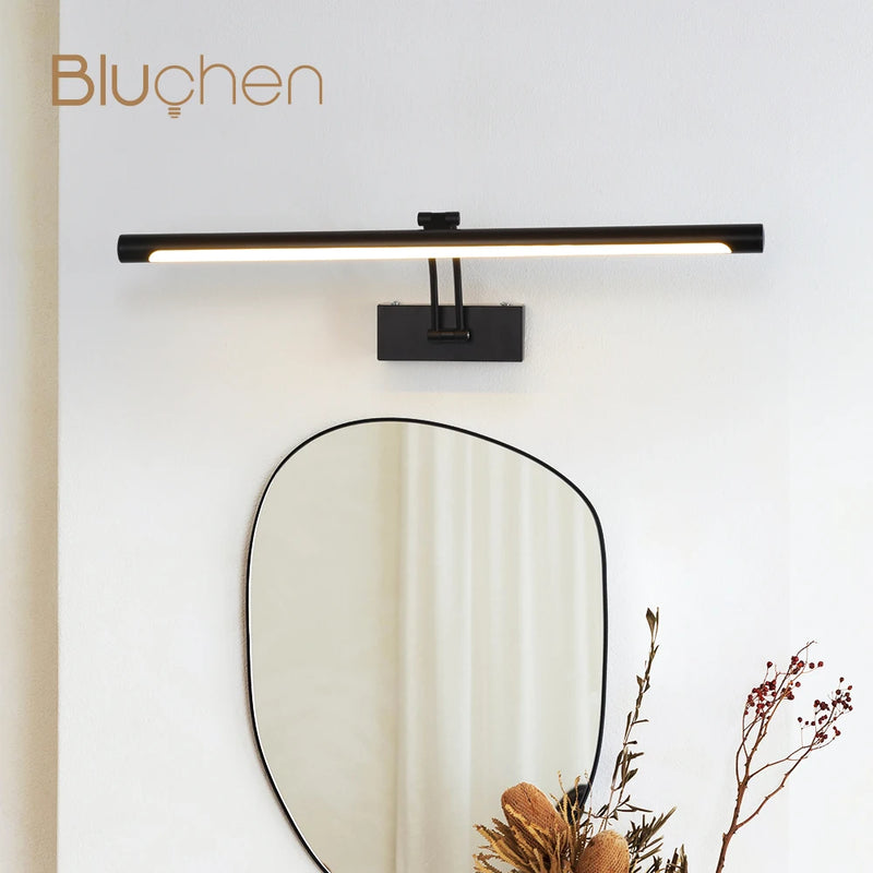 applique murale led moderne pour miroir intérieure longue lumière
