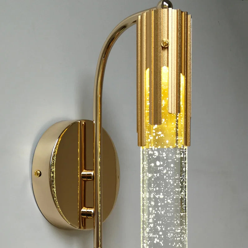 applique murale led en cristal moderne pour décoration - vue 4 sur 6
