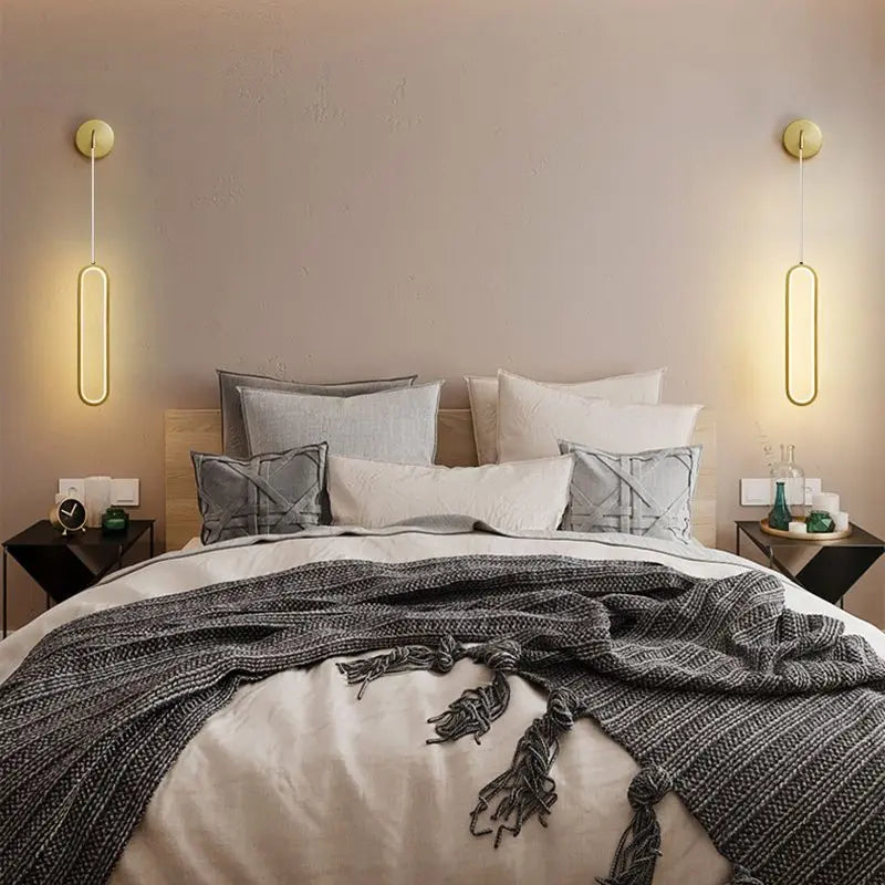 applique murale led moderne nordique simple pour intérieur - vue 6 sur 12