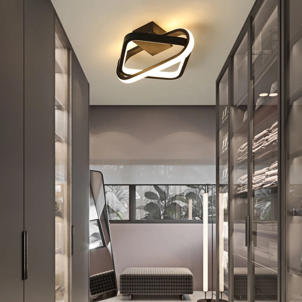 Suspension LED moderne chaud/froid décoration éclairage - vue 4 sur 12