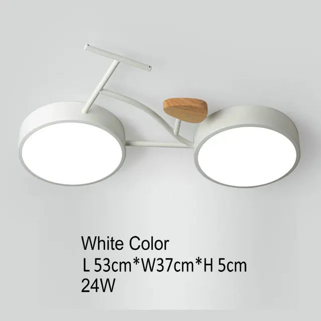 Moderne LED-Deckenleuchte im nordischen Design, oberflächenmontiert