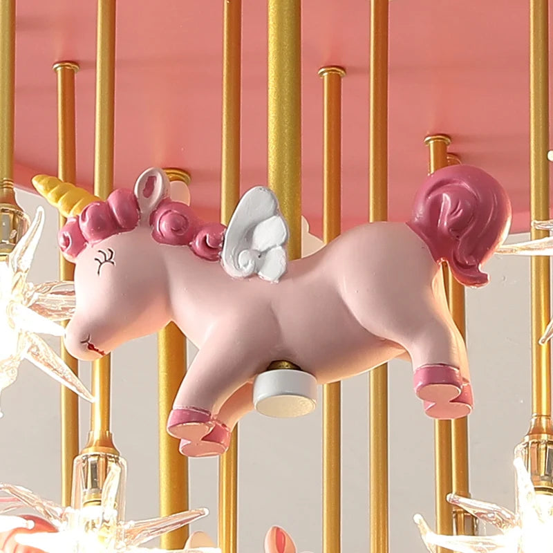 lustre led romantique pour décoration intérieure élégante et chaleureuse - vue 7 sur 10