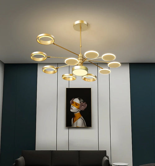 Nordischer Deckenleuchte mit elegantem Design für moderne Inneneinrichtung