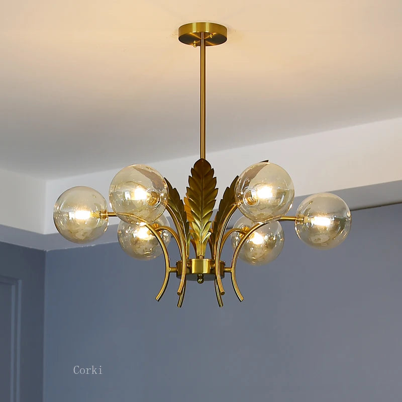 lustre moderne en verre design minimaliste pour intérieur élégant - vue 11 sur 10