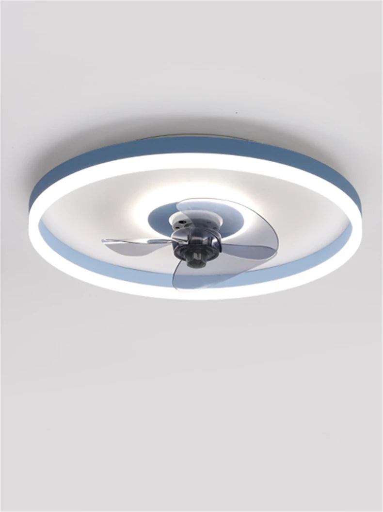 plafonnier moderne à leds avec ventilateur et 3 luminosités - vue 6 sur 18