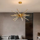 Kronleuchter Vintage Design Sputnik mit Armen aus Eisen