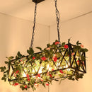 lustre loft vintage en fer pour bar club restaurant industriel