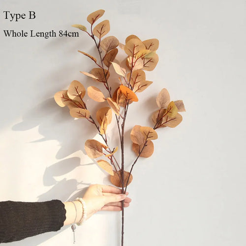 branche d eucalyptus artificielle feuillage décoratif rétro et élégant - vue 8 sur 10