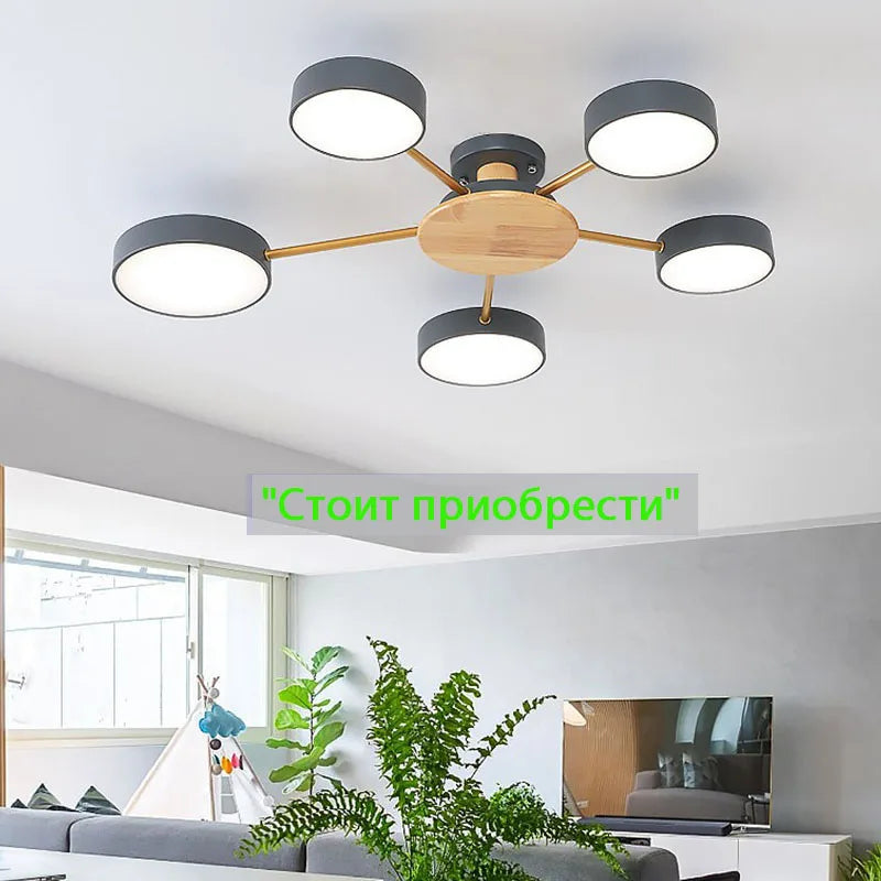 Plafonnier led de style scandinave - vue 4 sur 39