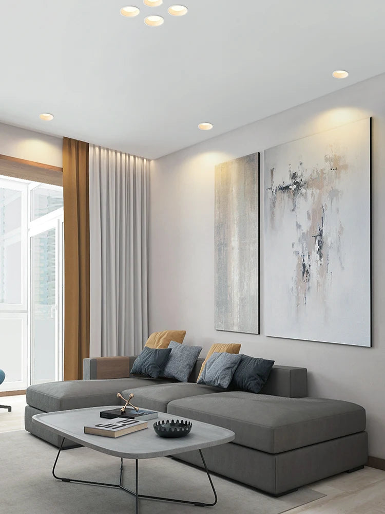 led downlight encastré anti-éblouissement en aluminium pour éclairage intérieur - vue 5 sur 5