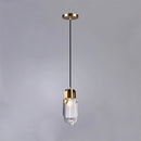 Moderne Kristall-Pendelleuchte mit dekorativem LED-Licht