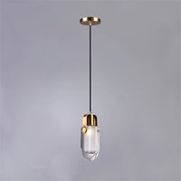 Moderne Kristall-Pendelleuchte mit dekorativem LED-Licht
